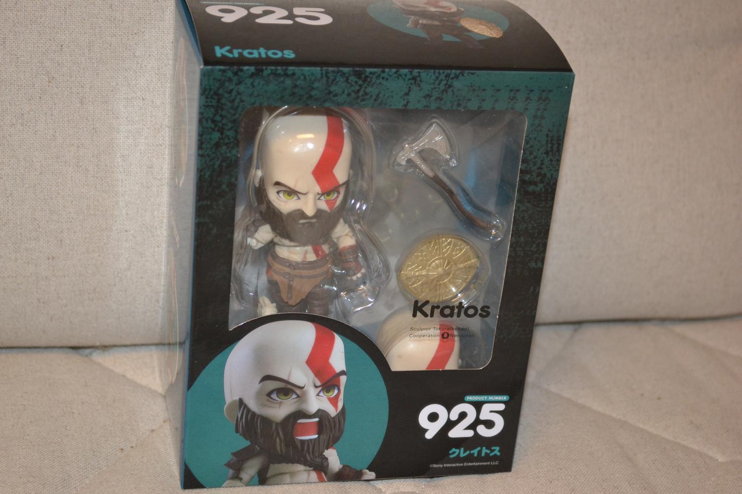 Kratos fr God of War 925 Nendroid 10cm Figur Ny