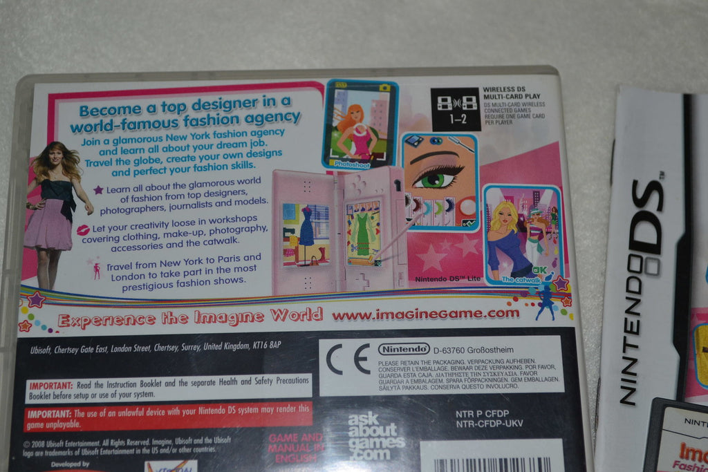 Imagine Fashion Model NDS Nintendo DS Fint Skick