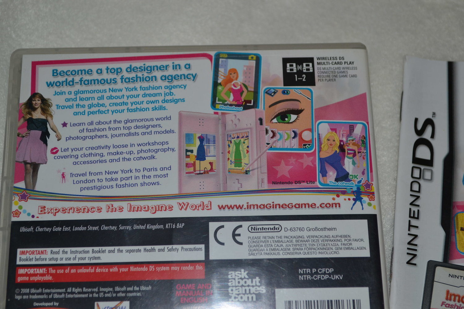 Imagine Fashion Model NDS Nintendo DS Fint Skick