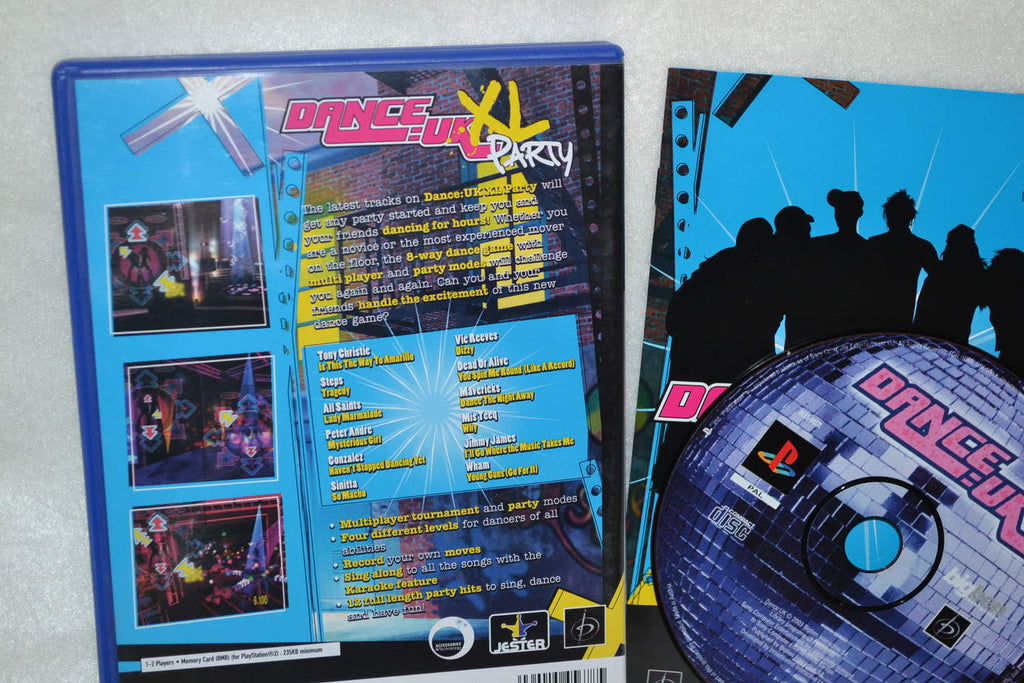 Dance UK XL Party Game PS2 Playstation 2 Komplett Fint Skick