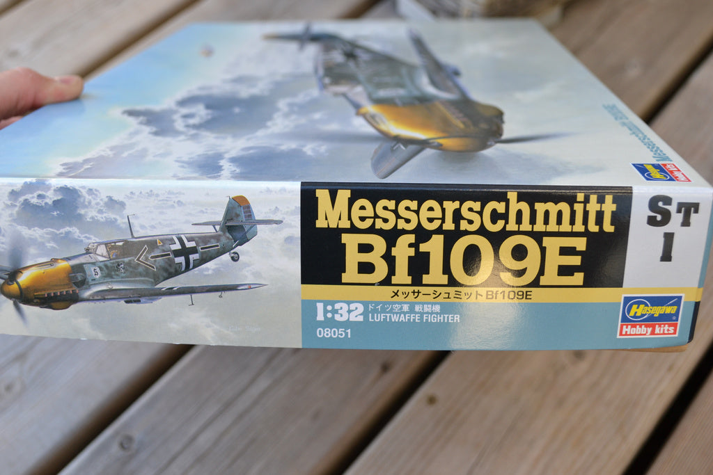 Messerschmitt BF109E Tyskland 1:32 Hasegawa 08051 Ny