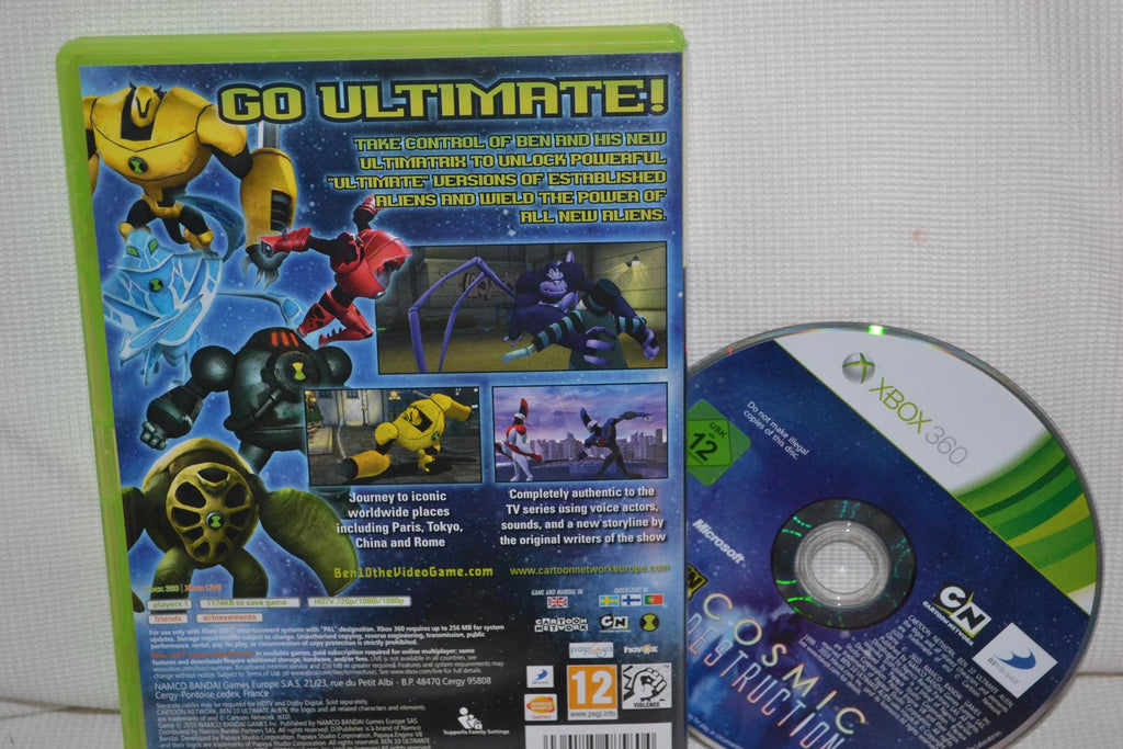 Ben 10 Ultimate Alien Cosmic Destruction Xbox 360 Utan Manual Fint Skick