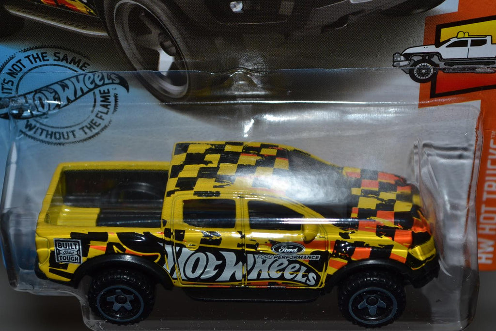 2019 Ford Ranger Raptor Gul Offroad 1:64 Hot Wheels (USA Long card 2018) Ny