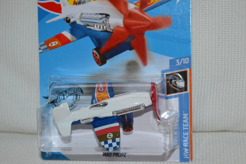Mad Propz Flygplan 1:64 Hot Wheels (USA Long card 2018) Ny