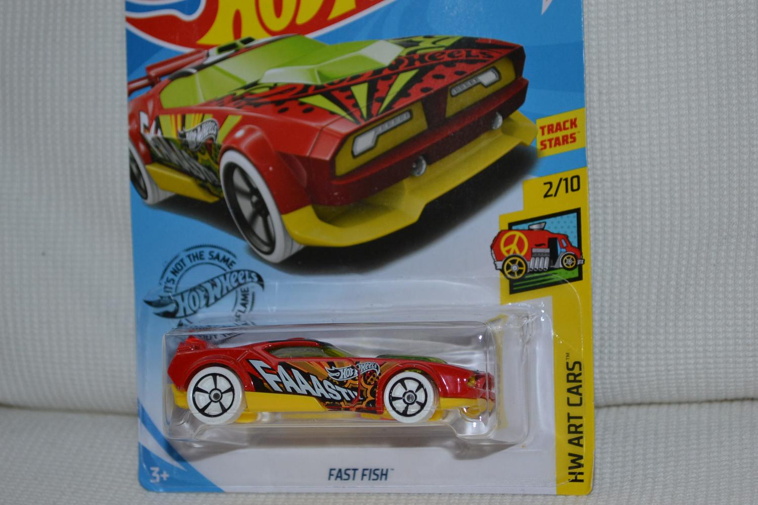 Fast Fish Rolig 1:64 Hot Wheels (USA Long card 2018) Ny