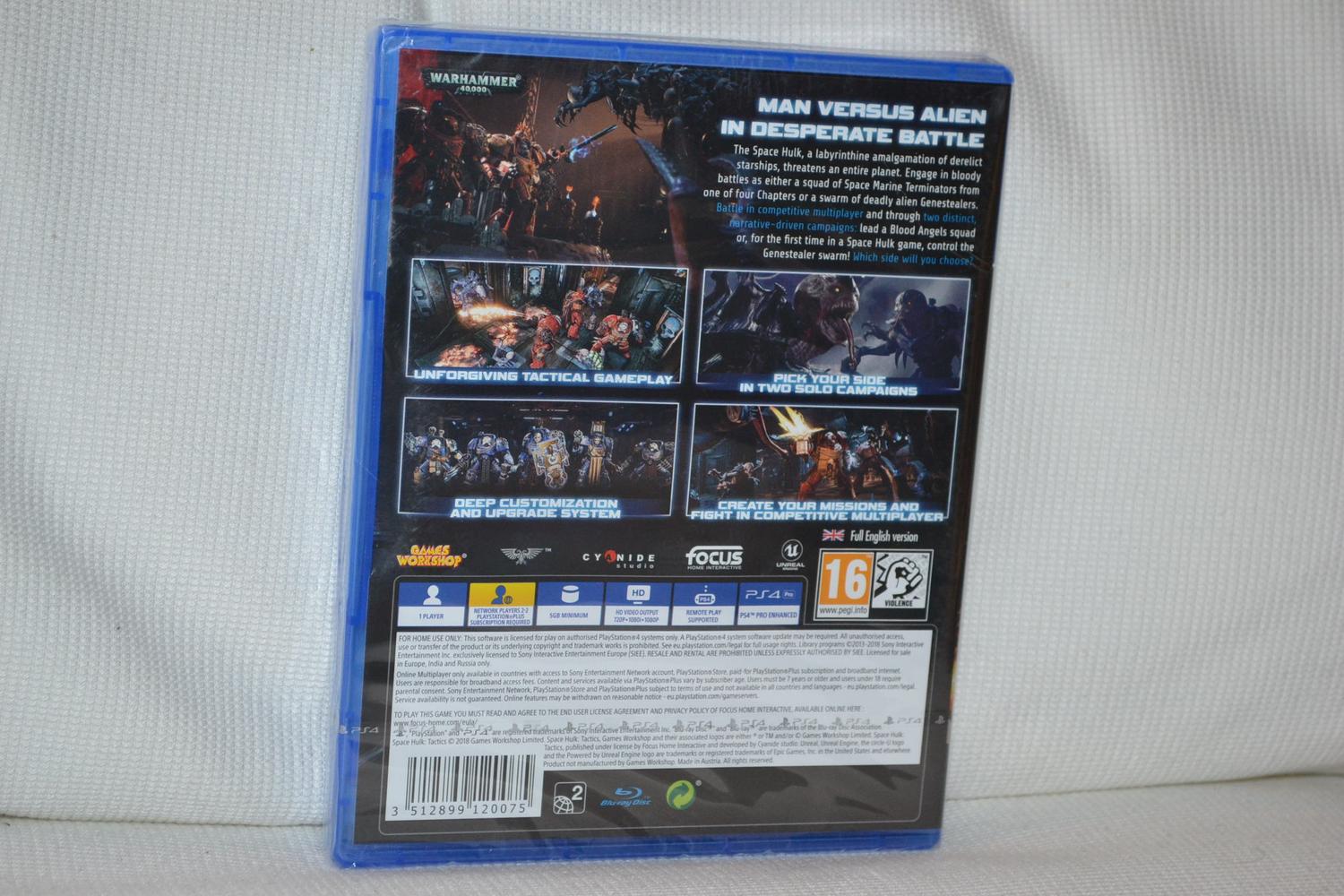 Space Hulk Tactics PS4 Inplastad Ny