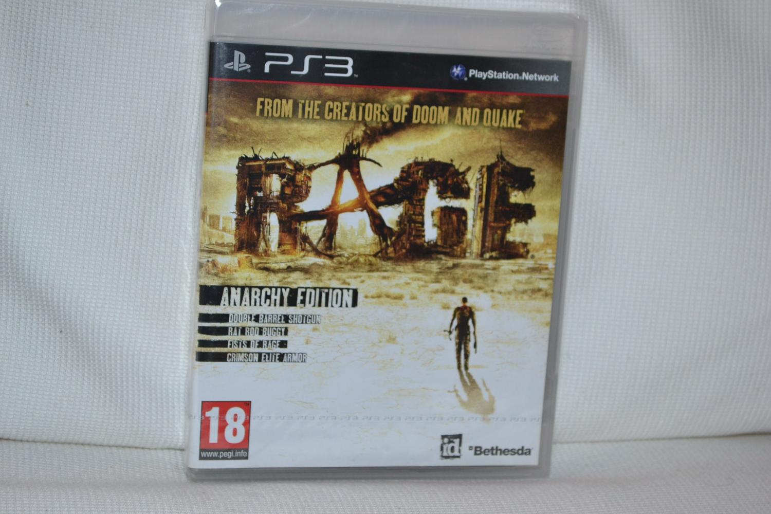 Rage Anarchy Edition PS3 Inplastad Ny