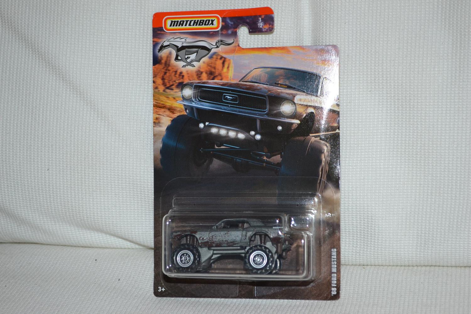 1968 Ford Mustang Offroad 1:64 Matchbox (Mustang Series) 7cm Ny