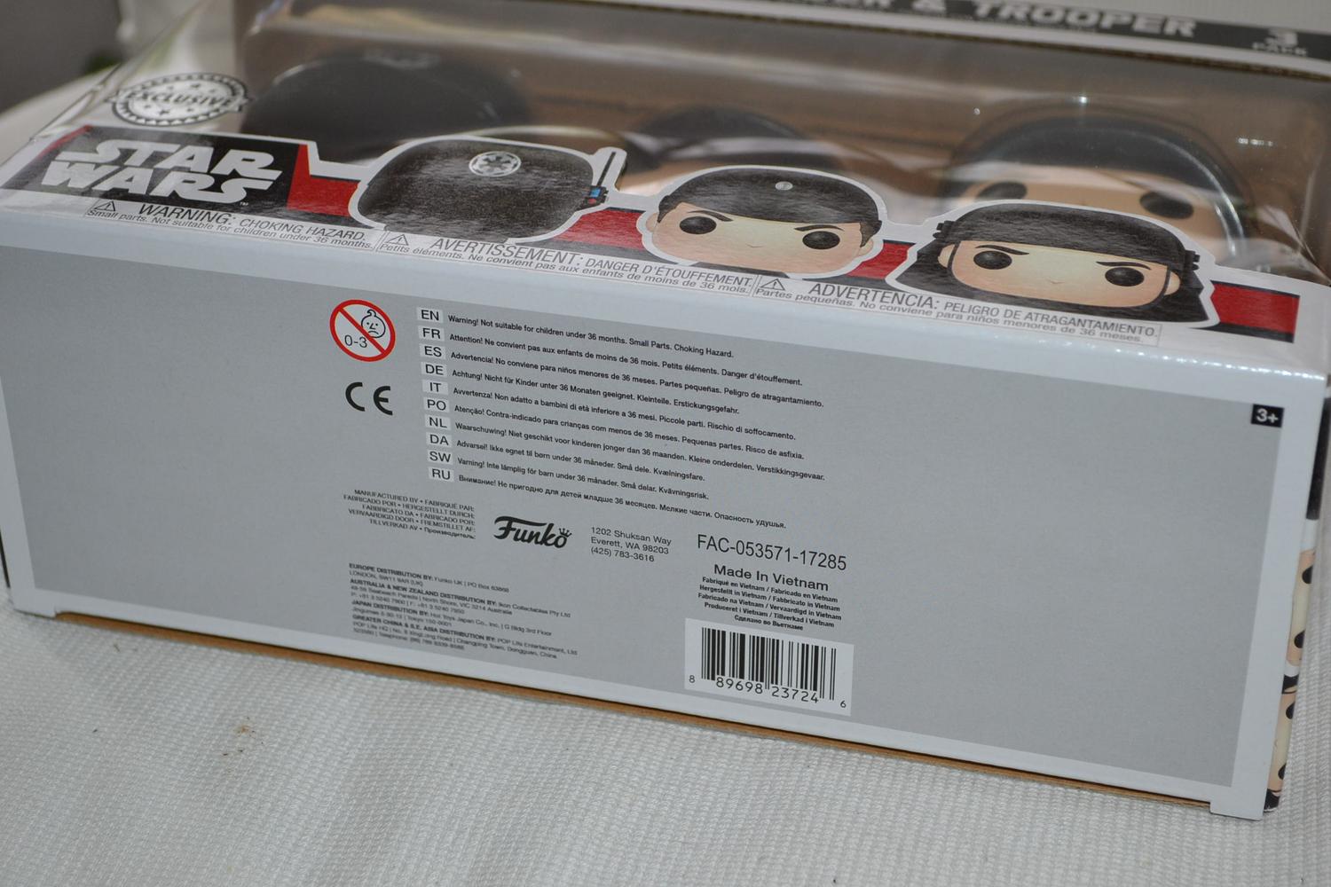 3-Pack Gunner, Officer, Trooper Star Wars Death Star Pop! Figur 11cm Ny