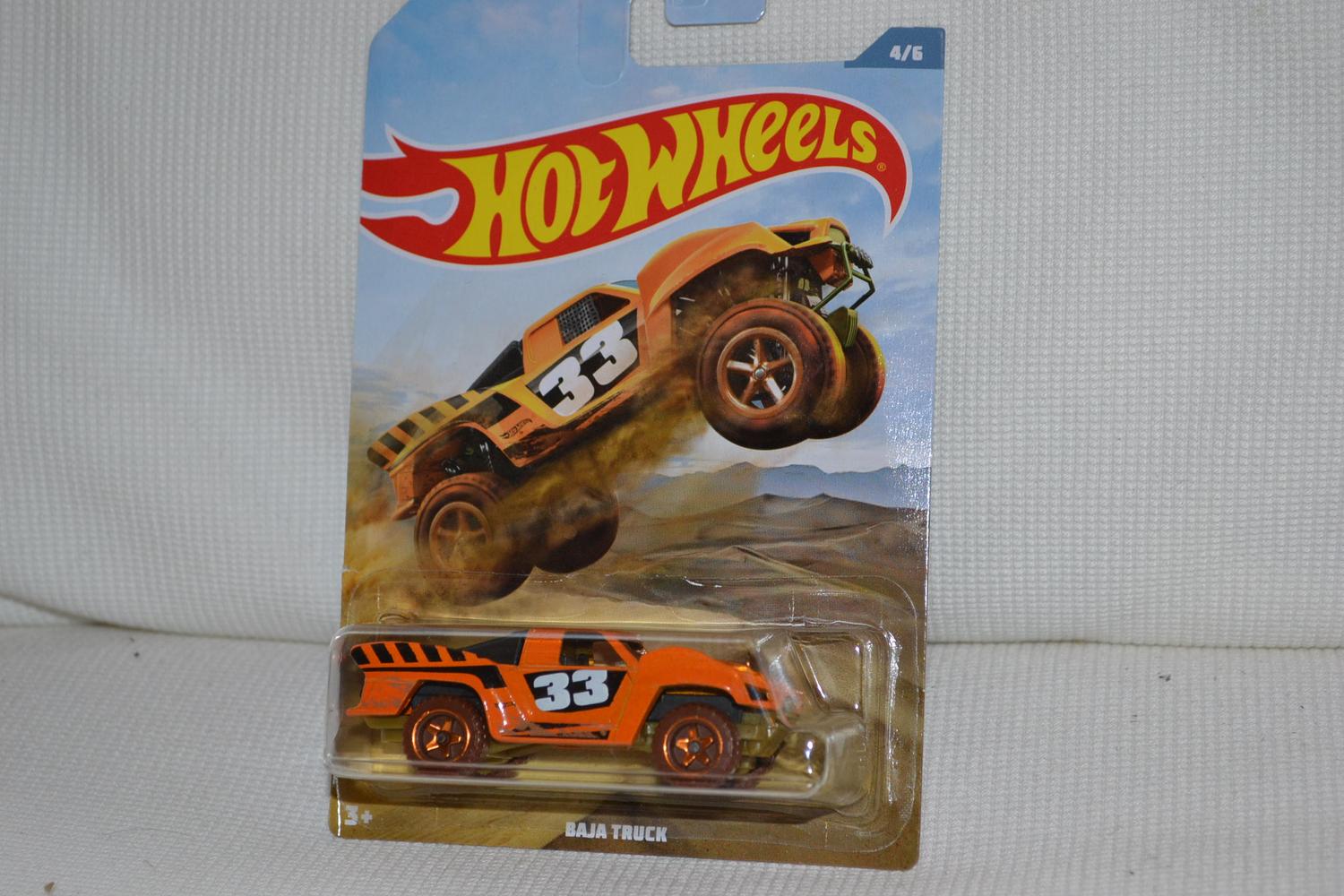 Baja Truck Orange 1:64 Hot Wheels (Offroad Series) 7-8cm Ny