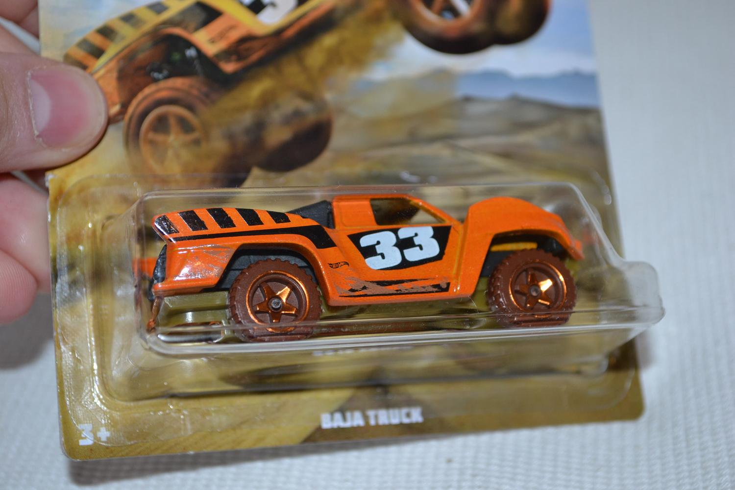 Baja Truck Orange 1:64 Hot Wheels (Offroad Series) 7-8cm Ny