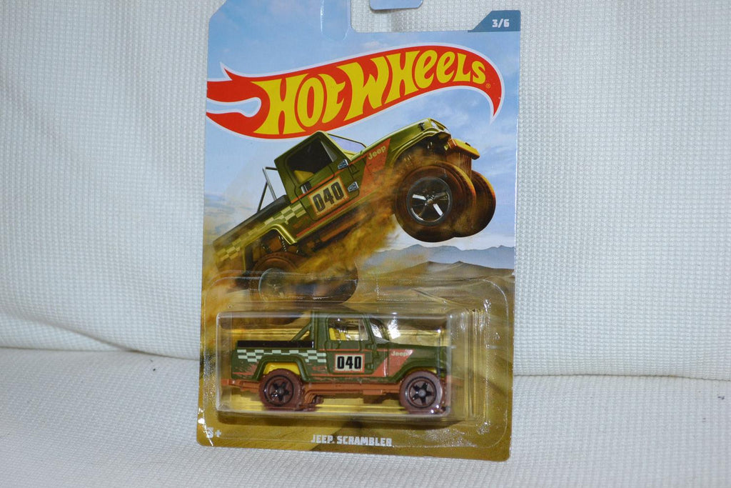 Jeep Scrambler Grön 1:64 Hot Wheels (Offroad Series) 7-8cm Ny