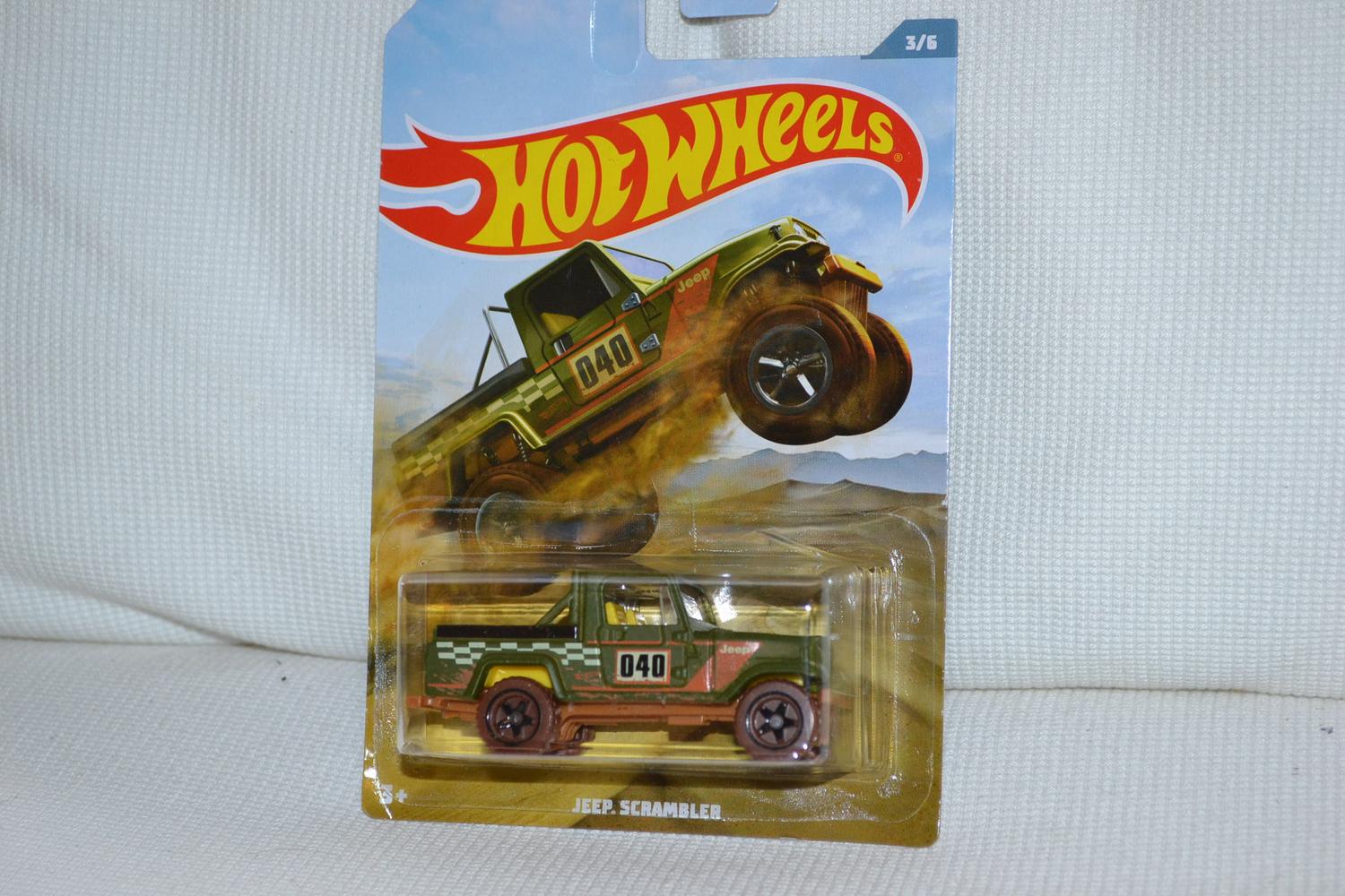 Jeep Scrambler Grön 1:64 Hot Wheels (Offroad Series) 7-8cm Ny
