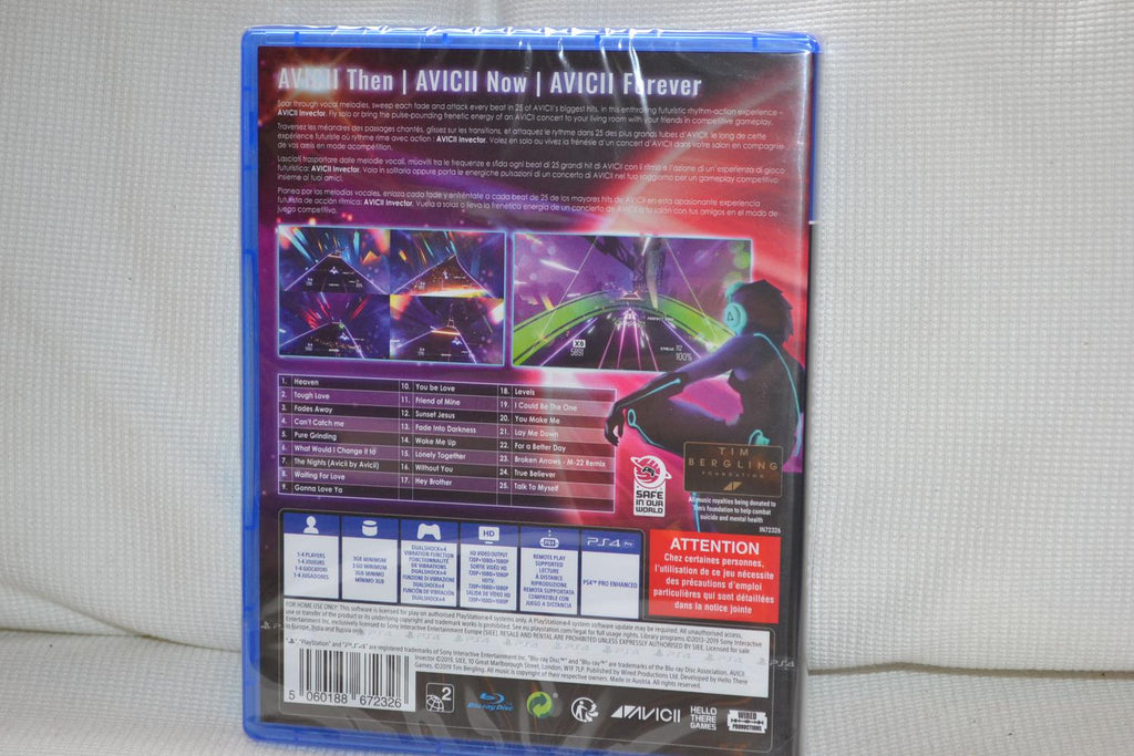 Avicii Invector PS4 Playstation 4 Inplastad Ny