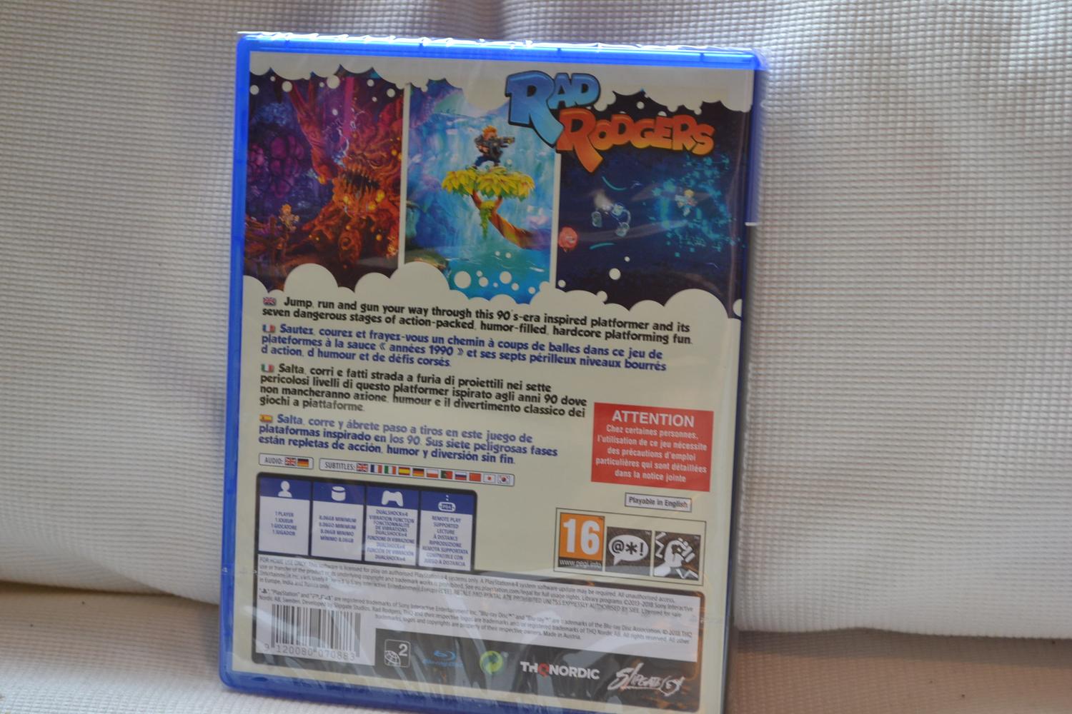 Rad Rodgers PS4 Playstation 4 Inplastad Ny