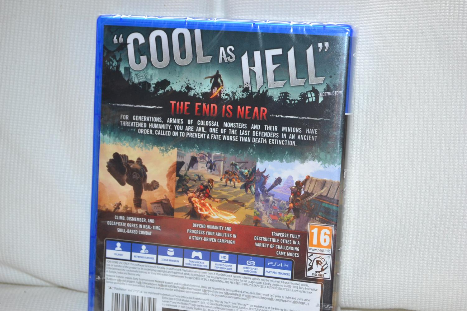 Extinction PS4 Playstation 4 Inplastad Ny