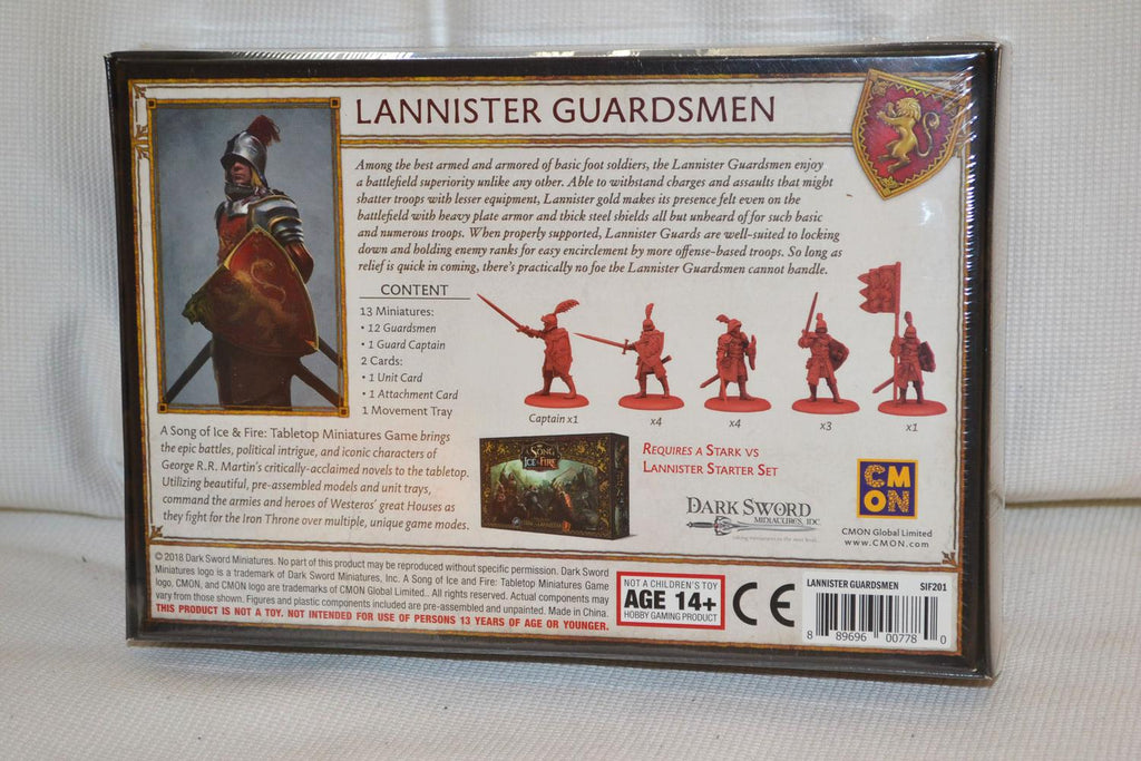 Lannister Guards 13st Figurer Game of Thrones (A Song Of Ice And Fire) Ny