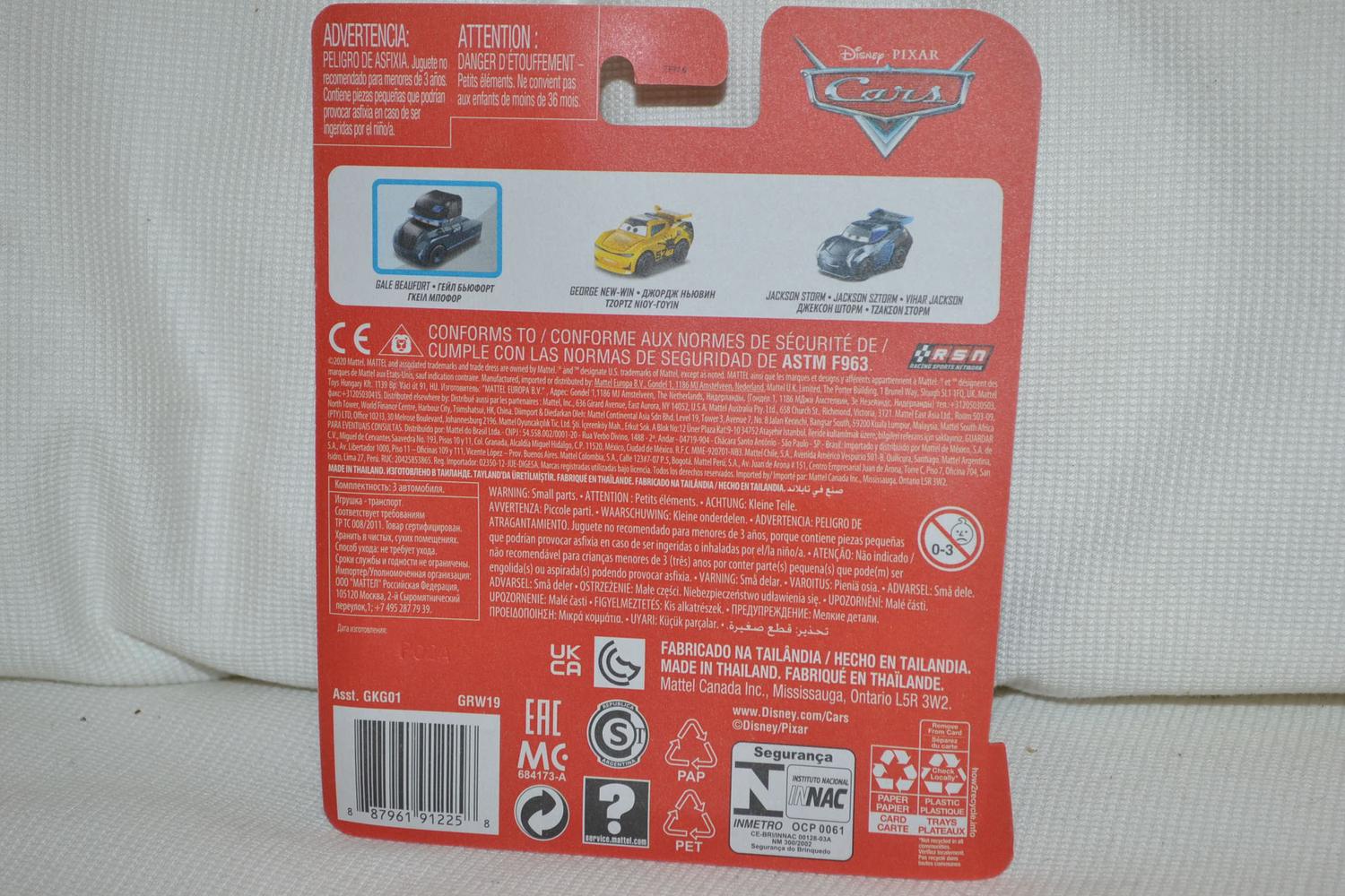 Gale beaufort, New-win & Jackson Storm Mini Racers 4,5cm Ny