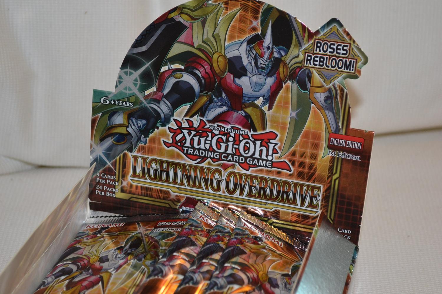 3st Booster Lightning Overdrive Yu-Gi-Oh Yugioh ENG Ny