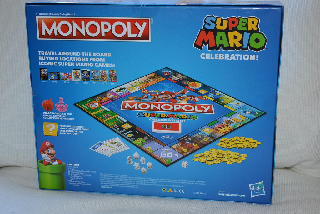 Super Mario Celebration Monopol Brädspel ENG Ny