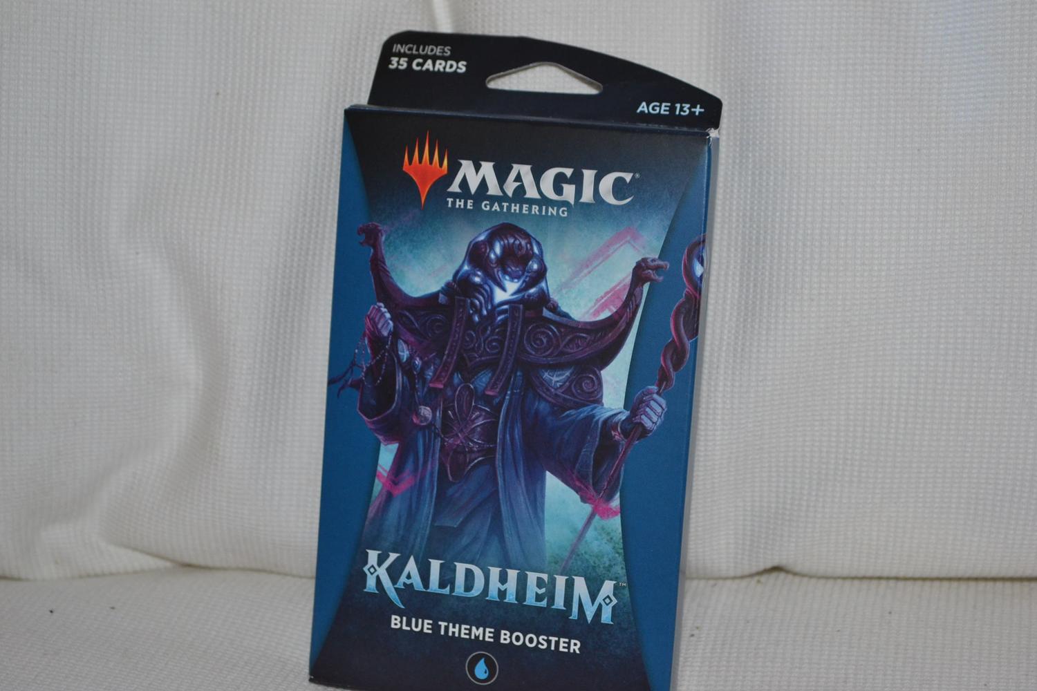 Blå Kaldheim Theme Booster Magic the Gathering MTG ENG Ny