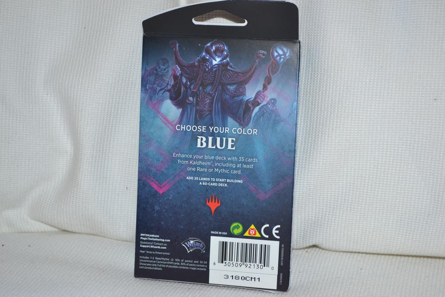 Blå Kaldheim Theme Booster Magic the Gathering MTG ENG Ny