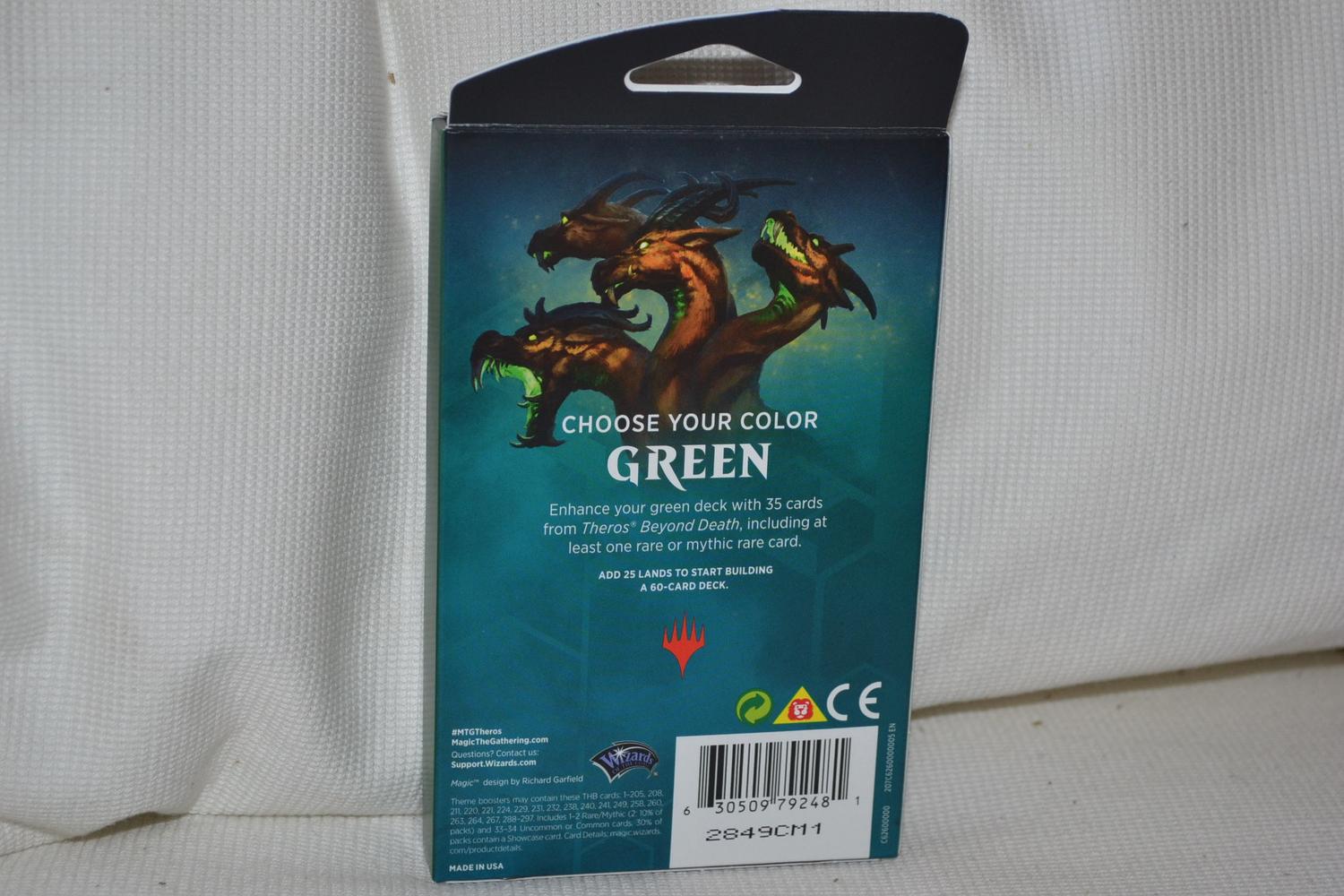 Grön Theme Booster Theros Beyond Death Magic the Gathering MTG ENG Ny