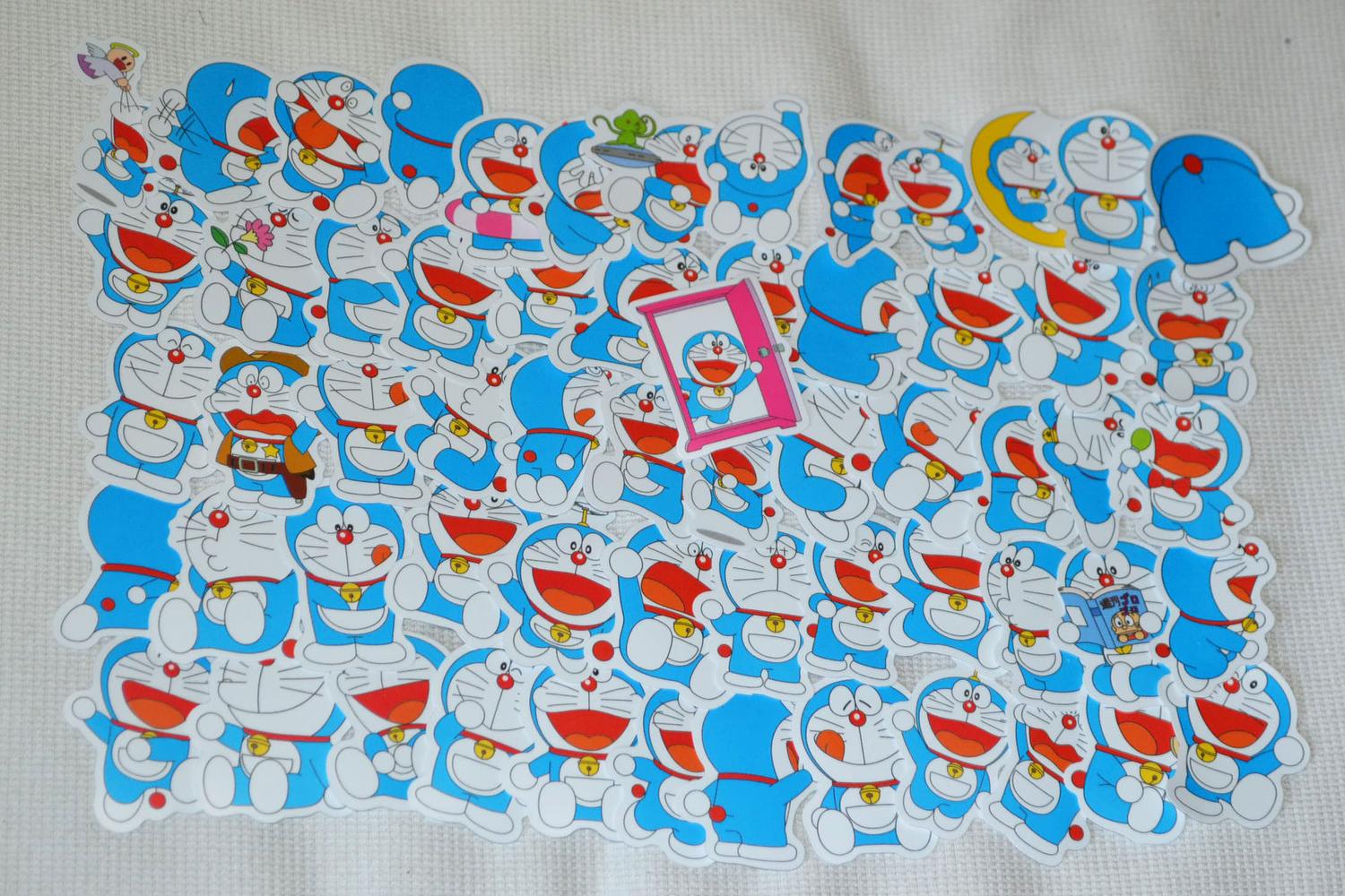 Doraemon 61st Klistermärken Stickers 5-4cm Ny