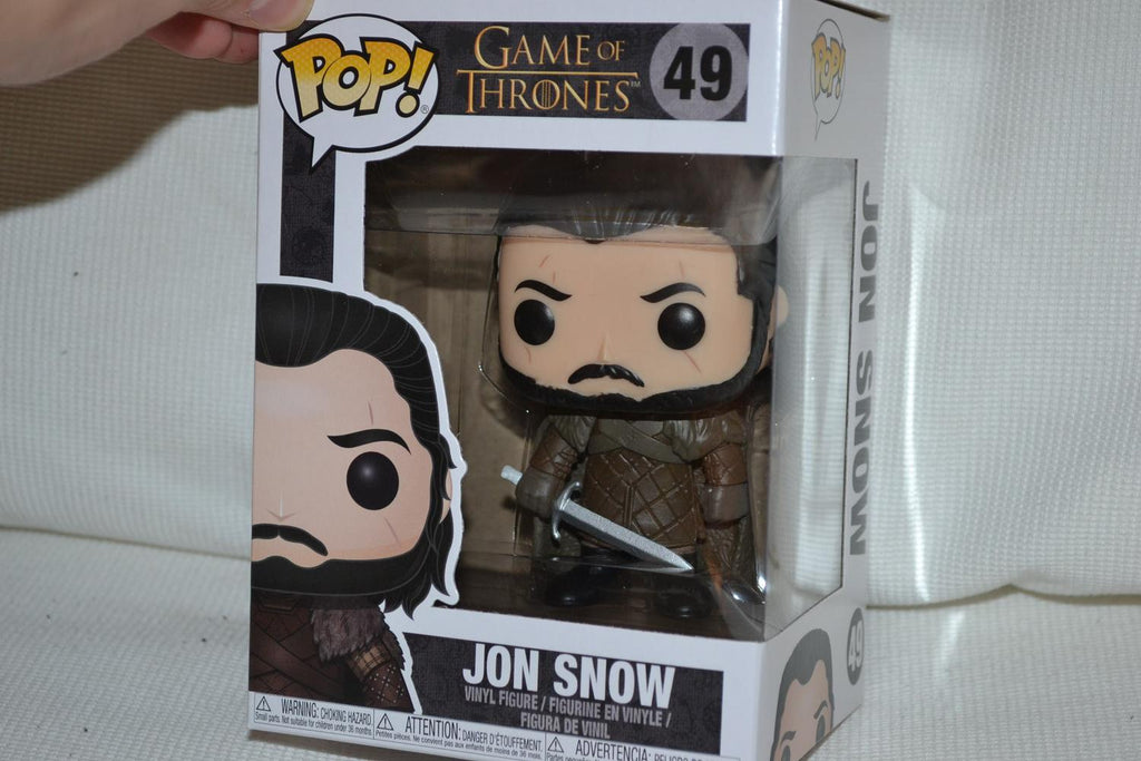 Jon Snow Game of Thrones Pop! Figur Nr 49 Funko 10cm Ny