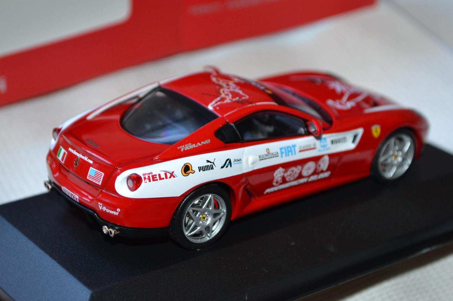 Ferrari F599 GTB Panamerica 2006 Röd 1:43 IXO Models 11cm Ny