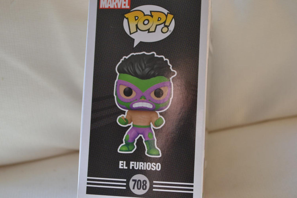 El Furioso El Libre Marvel Pop! Figur 708 Funko 10cm Ny