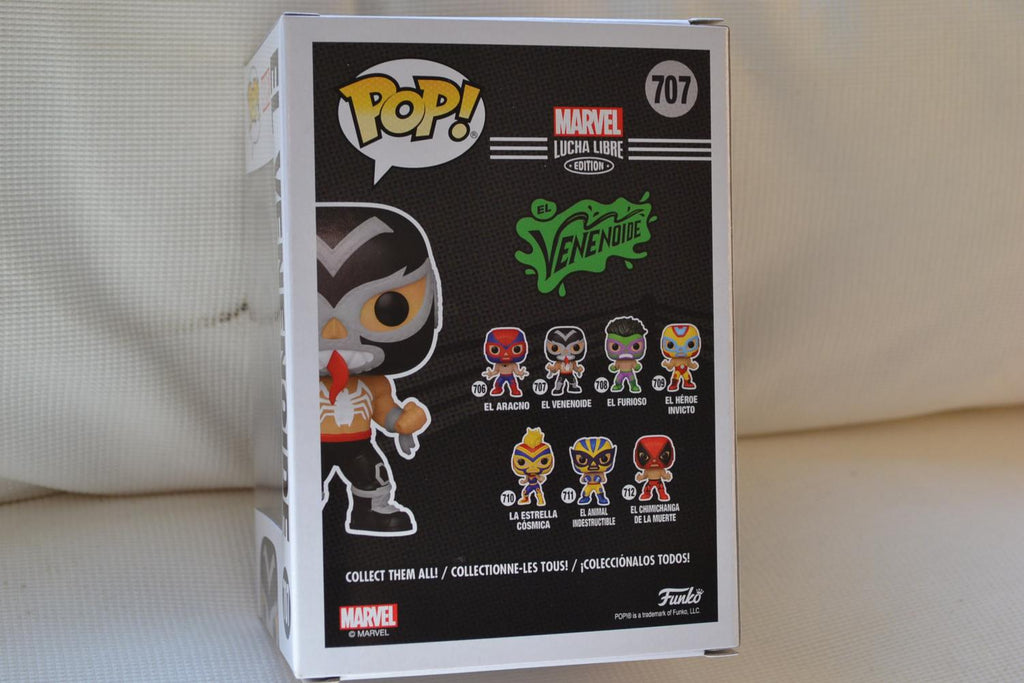 El Venenoide Venom Lucha Libre Pop! Figur 707 Funko 10cm Ny