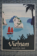 Vietnam Halong Bay Resebyrå (Äldre) Reklam Poster Affisch 42