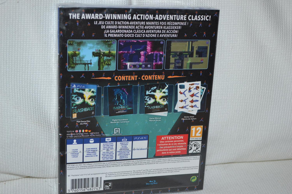 Flashback 25th Anniversary Collectors Edition PS4 Playstation 4 Ny Inplastad