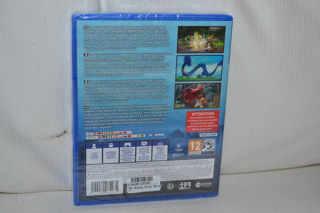 Monkey King Hero is Back PS4 Playstation 4 Ny Inplastad