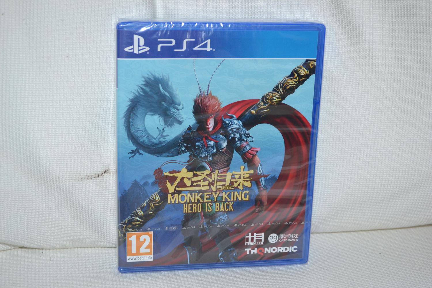 Monkey King Hero is Back PS4 Playstation 4 Ny Inplastad