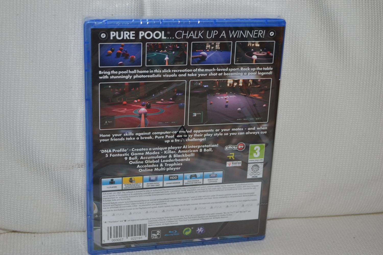 Pure Pool PS4 Playstation 4 Ny Inplastad