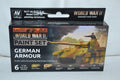 WW2 German Armour Paint Set Vallejo (6st Färger 17ml) Tyskland Ny