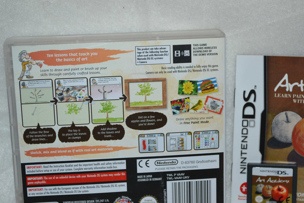 Art Academy Learn Painting and Drawing NDS Nintendo DS Komplett Fint Skick