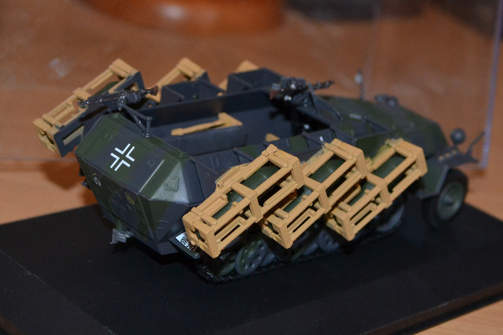 SD.KFZ.251/1 C WURFRAHMEN 1942 1:72 WW2 Tysk Pansarvagn DeAgostini Ny