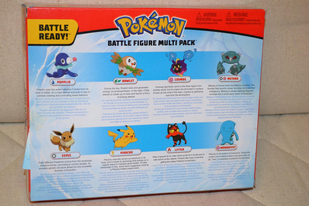Battle Figure Multi Pack Pokémon 8st Figurer 8-3cm Ny