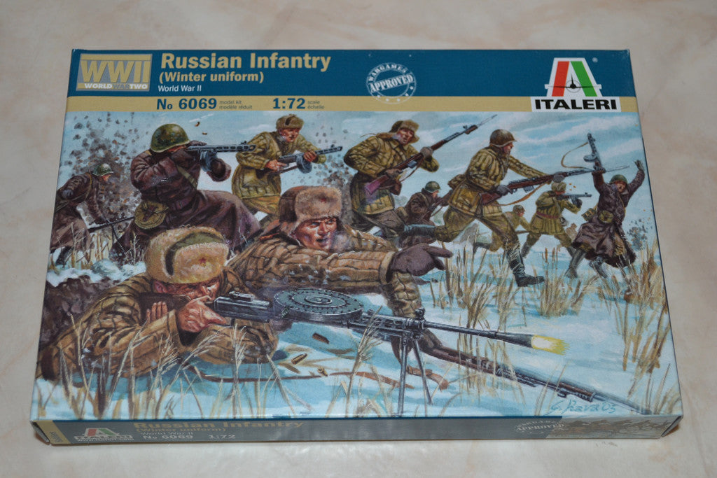 Russian Infantry (Andra Världskriget vinterkriget) 1:72 Italeri 6069 Ny