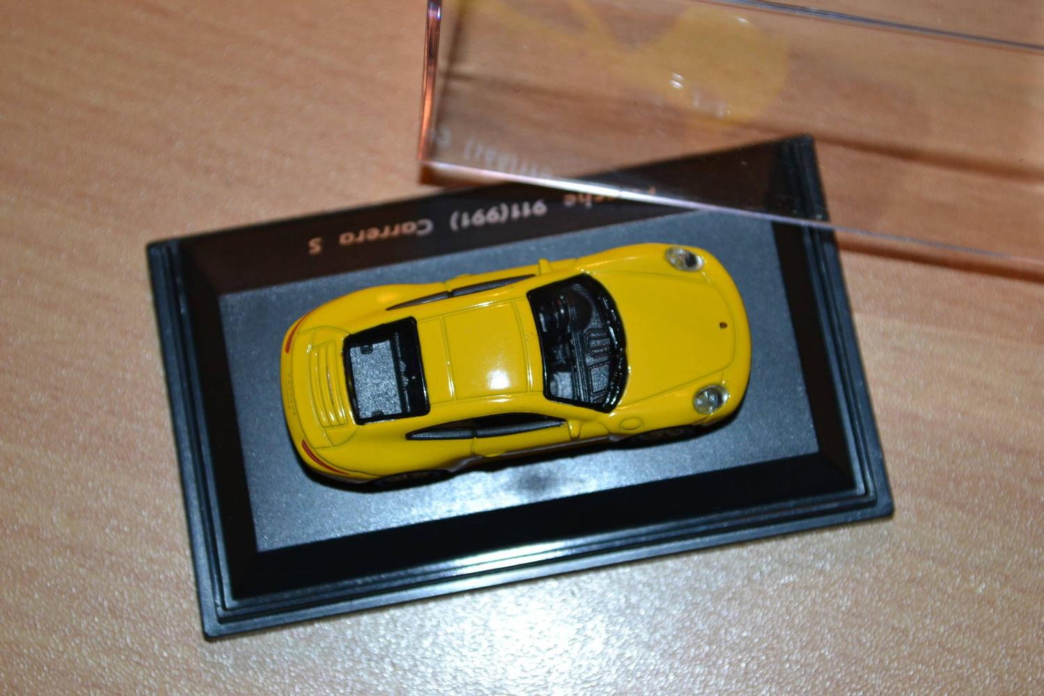 Porsche 911 (991) Carrera S 1:87 Welly Nex Models Gul Metall