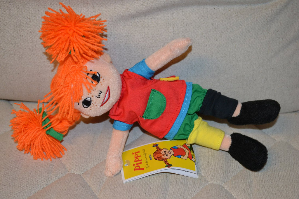 Pippi Långstrump Mjukis Plushie 20cm Ny