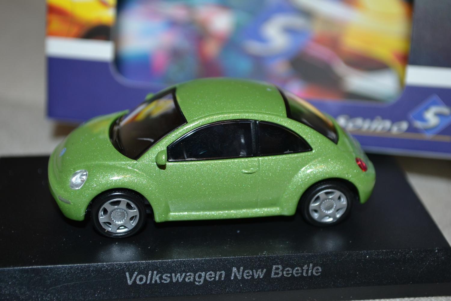 Volkswagen New Beetle Bubbla Grön 1:64 Solido 6,5cm Ny