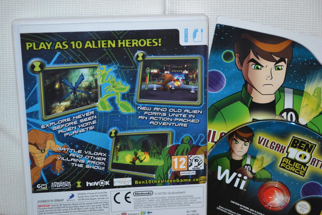 Ben 10 Alien Force Vilgax Attacks Wii Nintendo Komplett Fint Skick