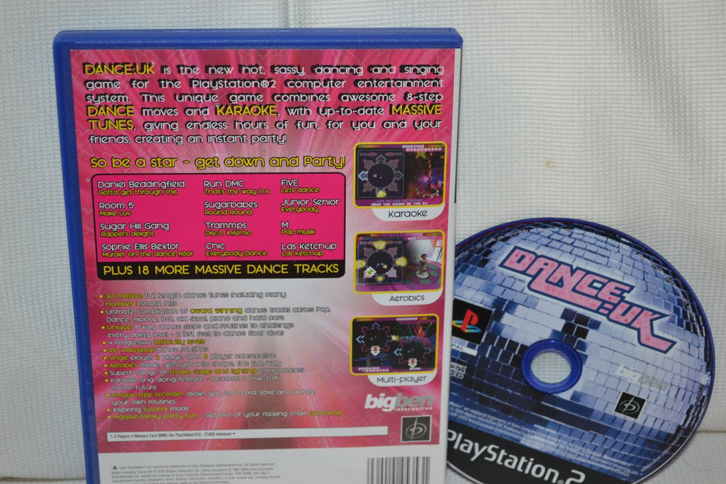 Dance: UK PS2 Playstation 2 (Utan Manual) Fint Skick