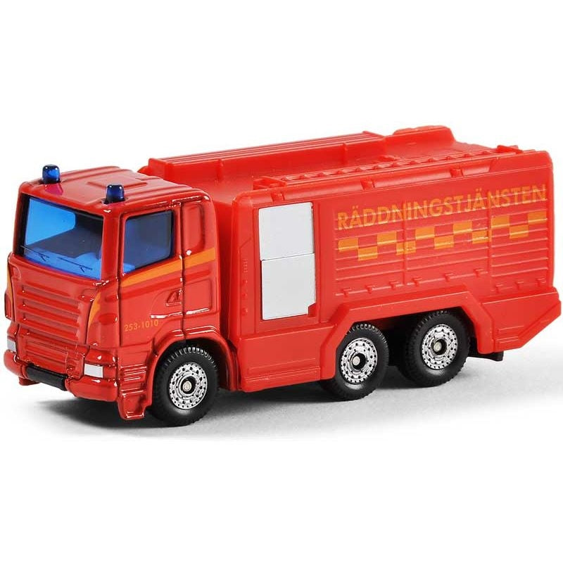 Svensk Brandbil Räddningstjänsten Utryckningsfordon Siku 1388 8,5cm Ny