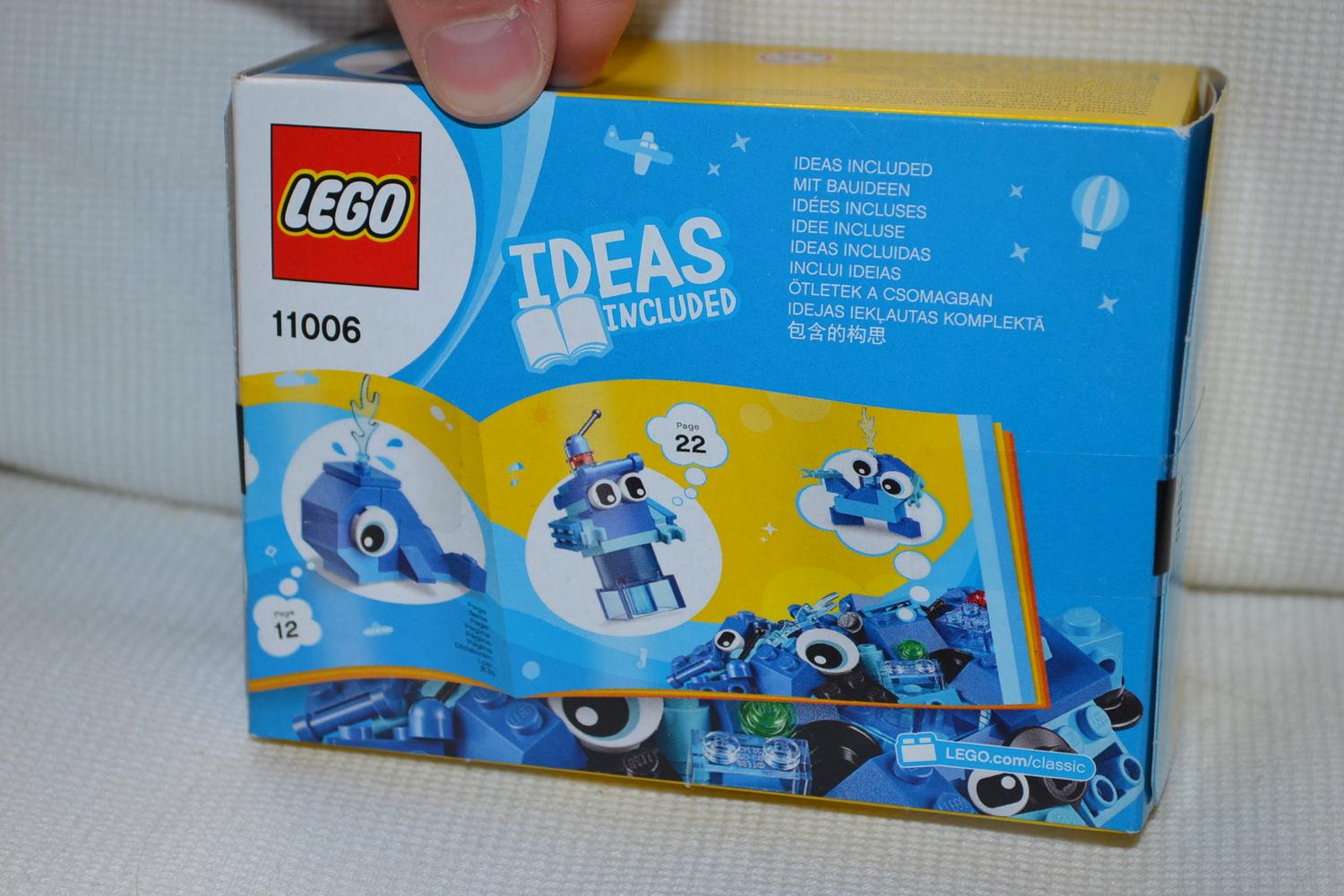 Kreativa Blå Klossar Lego 11006 (52st klossar) Ny