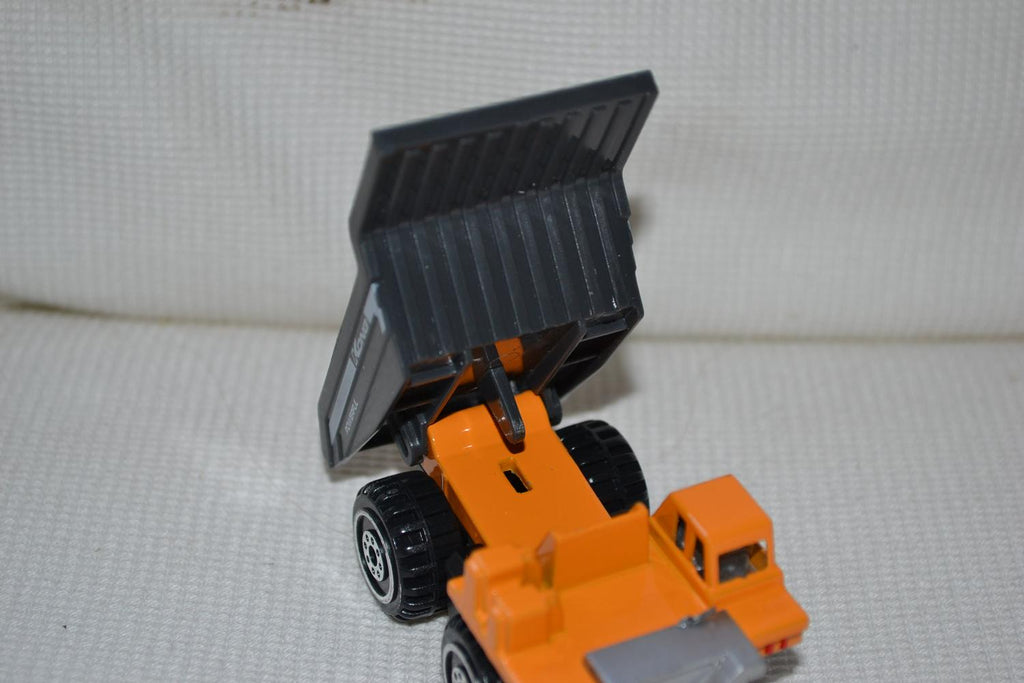 Dumper Tipplastvagn Gruva Orange/Grå 1:64 Arbetsfordon 7cm Ny